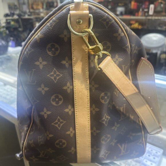 Genuine Louis Vuitton  Monogram Canvas Keepall Bandouliere 55 - 2019 Model - Picture 4 of 9